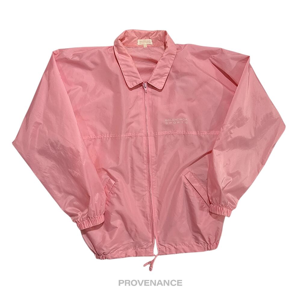 ๐ด Balencigaa Sports Logo Nylon Tracksuit Set - Pink L - Picture 5 of 16